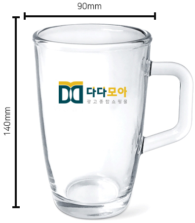 [투명유리] 다용도 머그컵